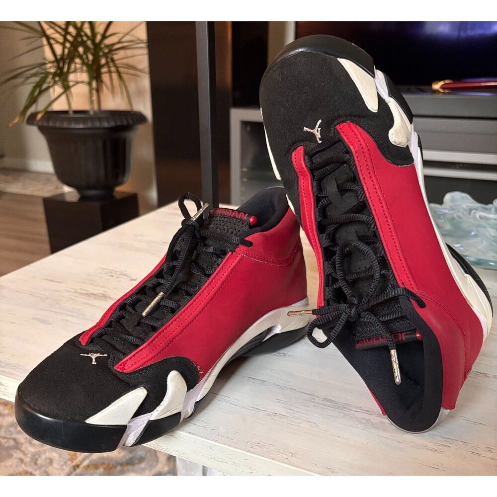 Air Jordan 14 Retro Gym Red Toro 487471-006 Sz 9.5